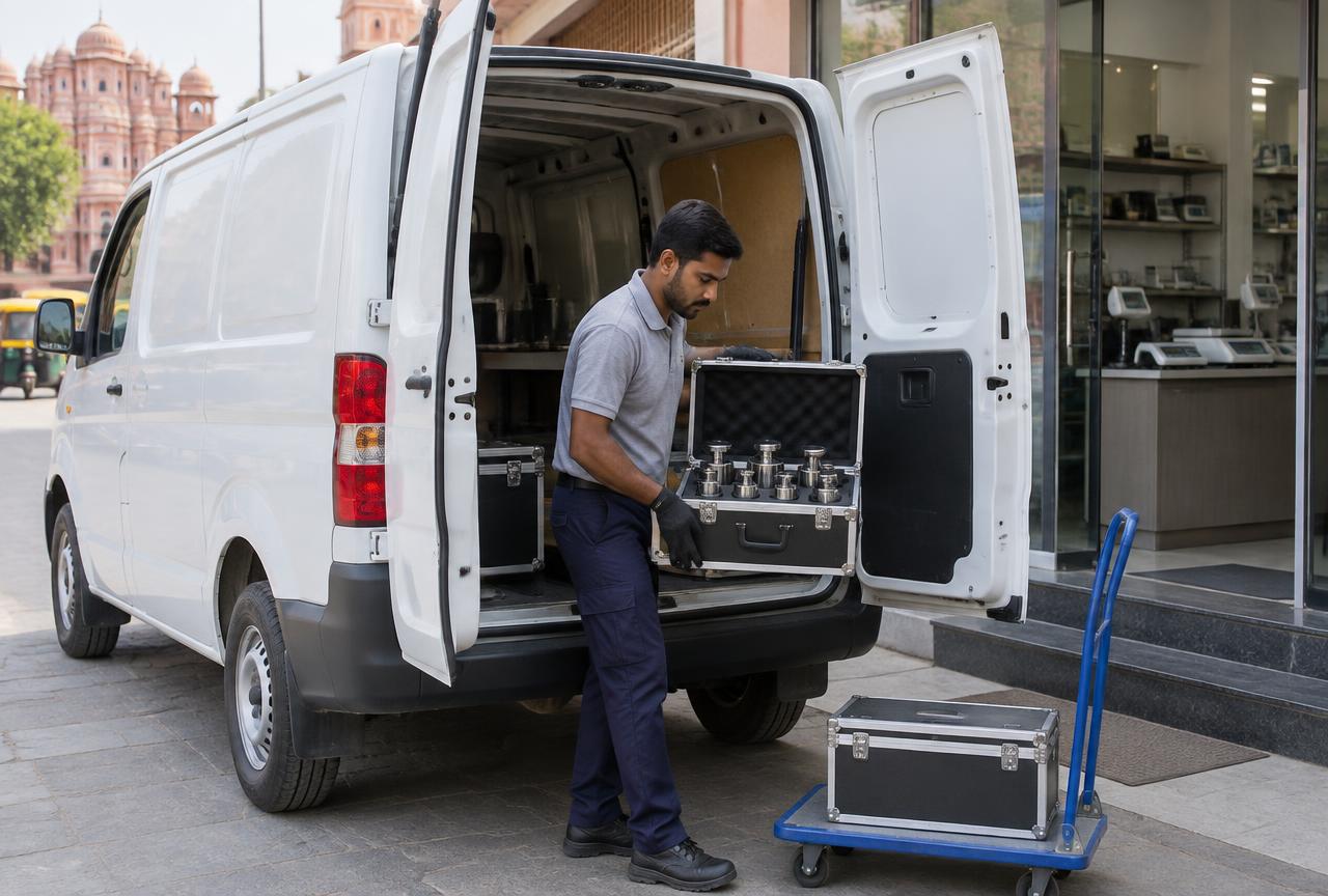 Mobile verification van loaded with reference standards